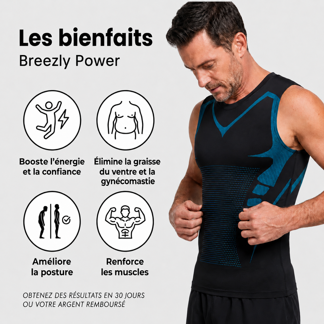 Breezly power | Ventre Plat. Retrouvez confiance en vous.